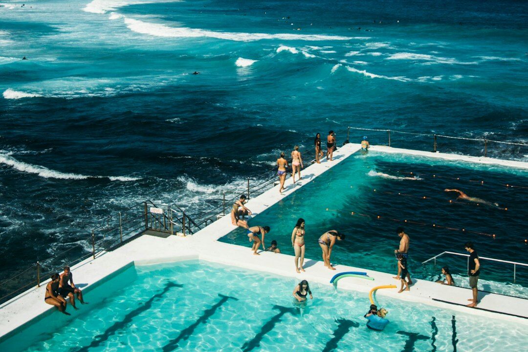 celebrity swimming pool