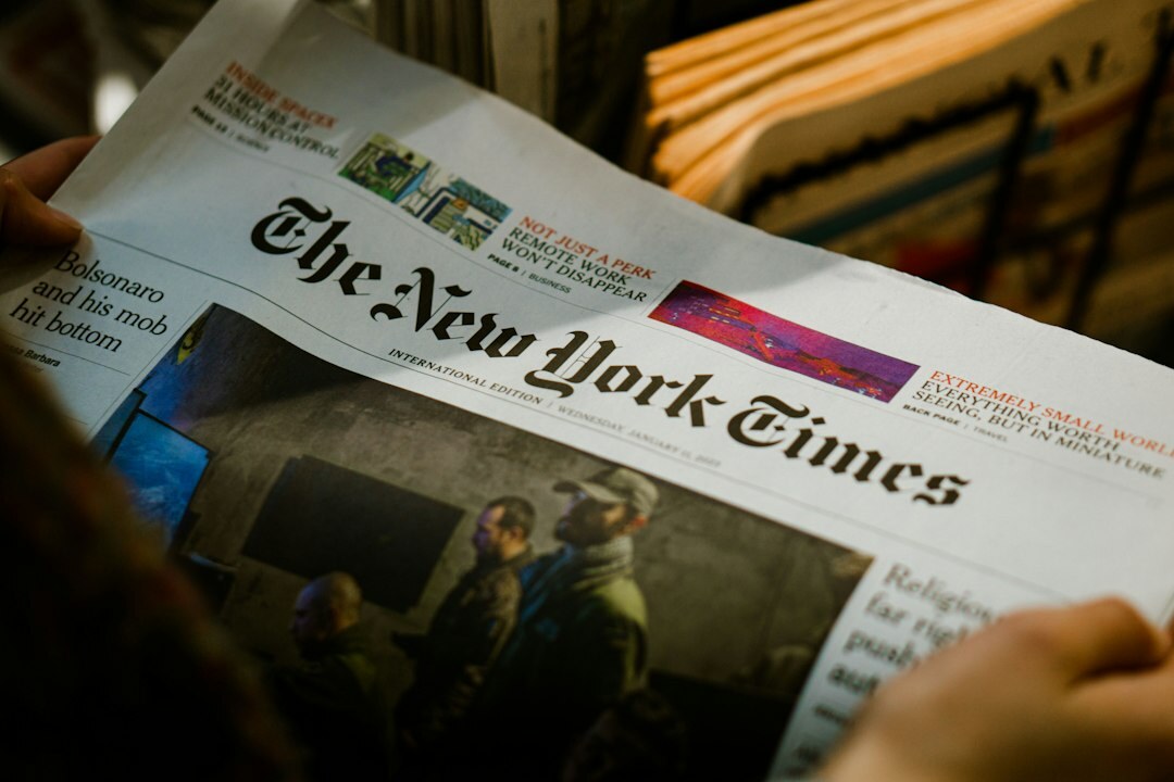 newspaper headline